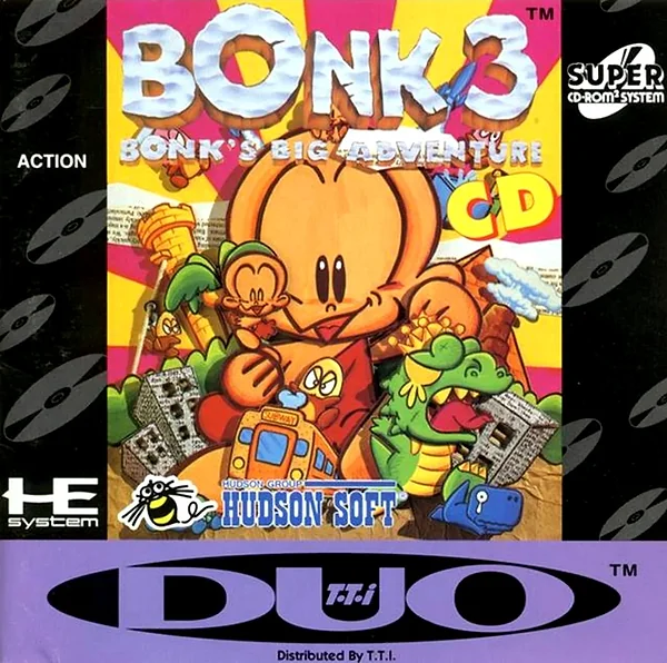 Bonk 3: Bonk's Big Adventure box art