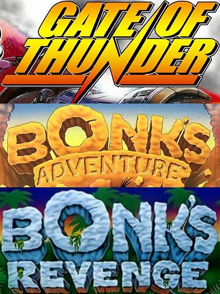 Gate of Thunder - Bonk's Adventure - Bonk's Revenge box art
