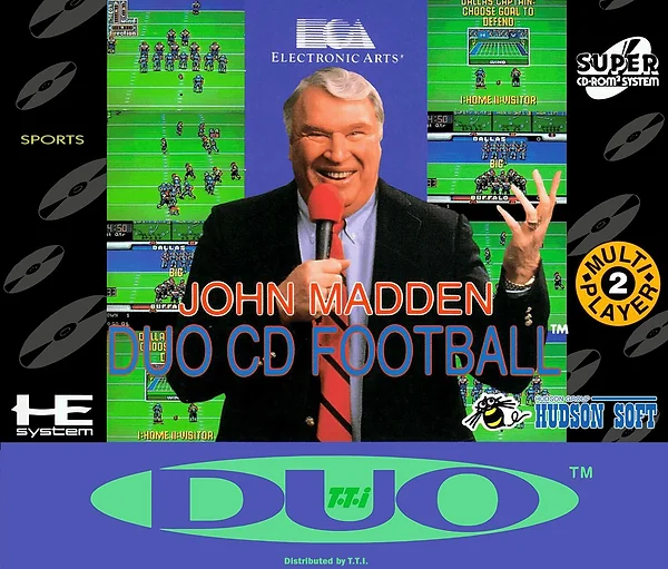 John Madden Duo CD Football Box Art