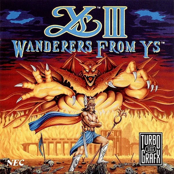 Ys III: Wanderers from Ys Box Art
