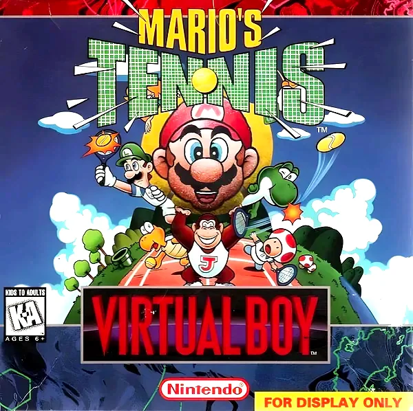 Mario's Tennis box art