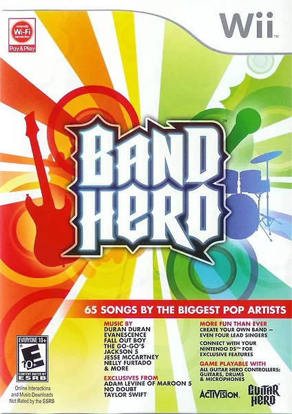 Band Hero Box Art