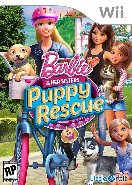 Barbie and Her Sisters: Puppy Rescue box art