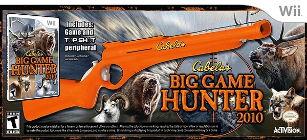 Cabela's Big Game Hunter 2010 box art