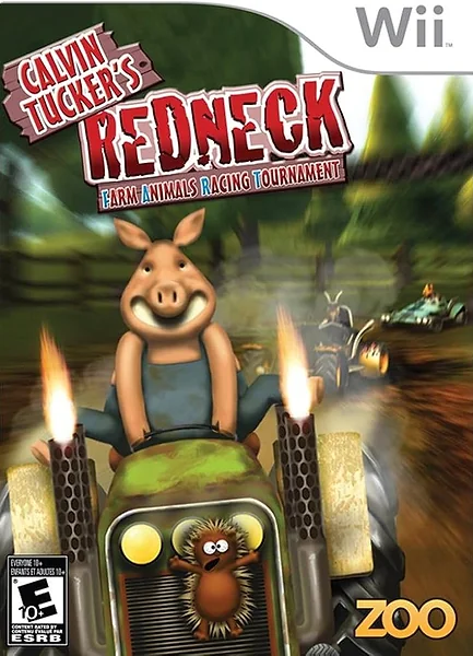 Calvin Tucker's Redneck Farm Animal Racing Tournament Box Art