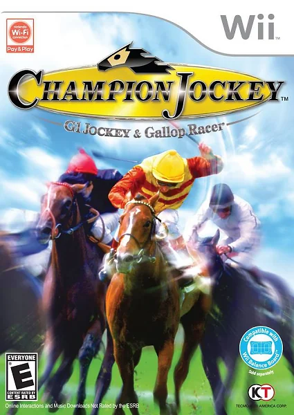 Champion Jockey: G1 Jockey & Gallop Racer Box Art