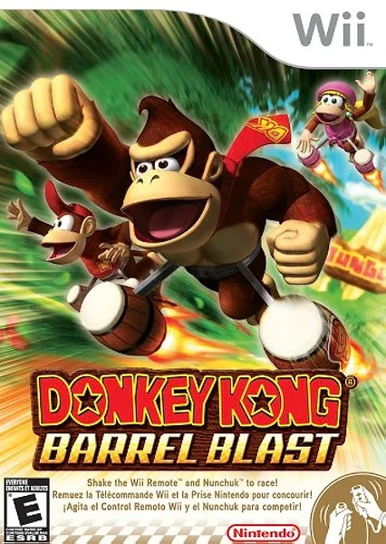 Donkey Kong Barrel Blast box art