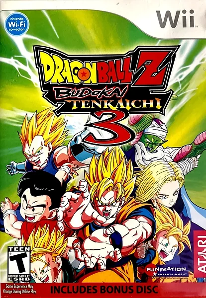 Dragon Ball Z: Budokai Tenkaichi 3 Box Art