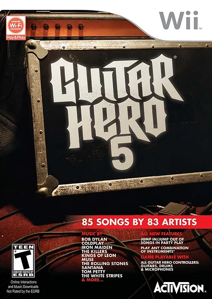 Guitar Hero 5 box art