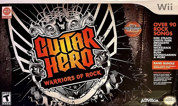 Guitar Hero: Warriors of Rock box art