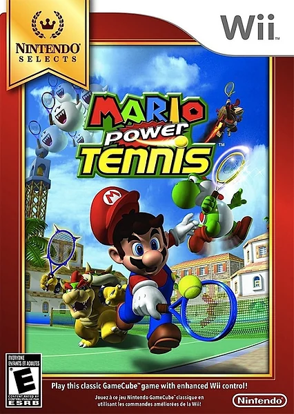 Mario Power Tennis box art
