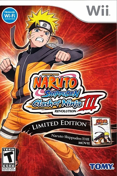 Naruto Shippuden: Clash of Ninja Revolution III box art