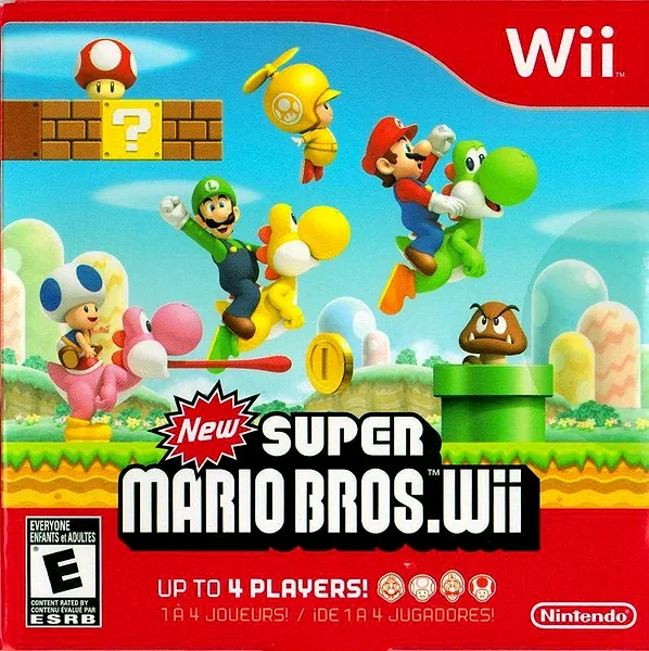 New Super Mario Bros. Wii box art