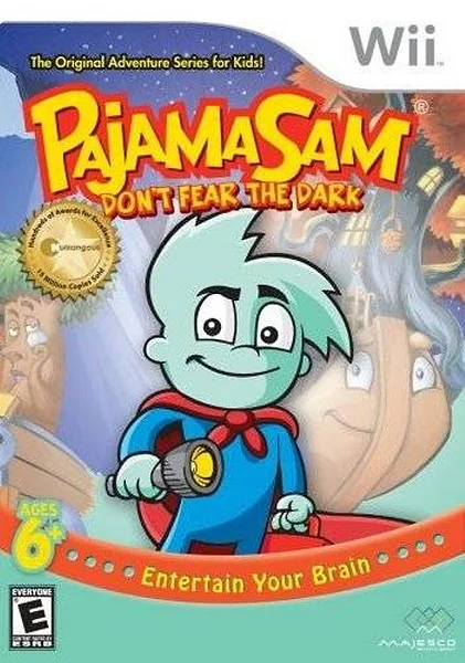 Pajama Sam: Don't Fear the Dark Box Art