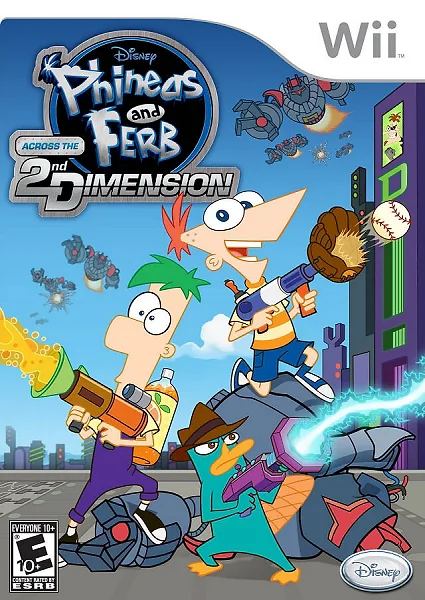 Phineas and Ferb: Across the 2nd Dimension Box Art