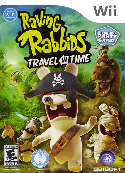 Raving Rabbids: Travel in Time box art
