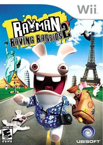 Rayman Raving Rabbids 2 box art