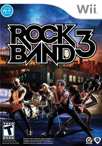 Rock Band 3 Box Art