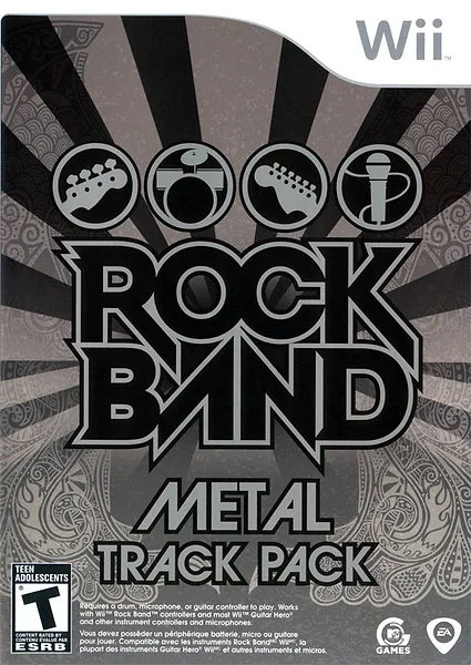 Rock Band: Metal Track Pack Box Art