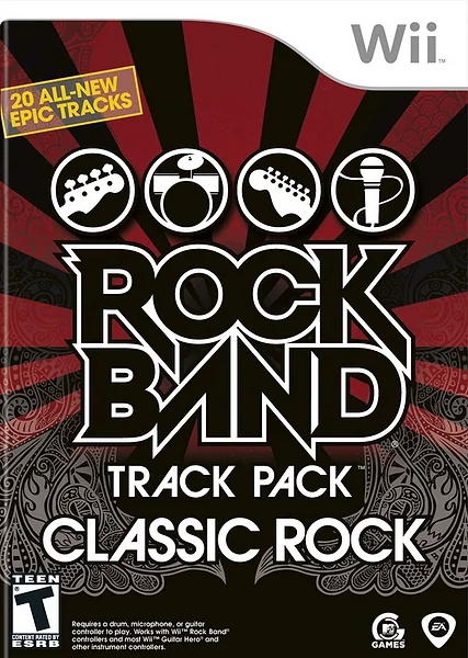 Rock Band Track Pack: Classic Rock box art