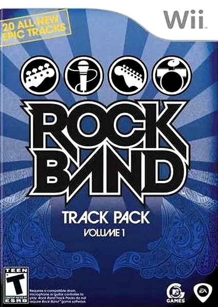 Rock Band Track Pack: Volume 1 box art