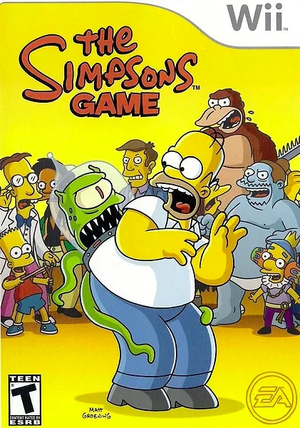 Simpsons Game Box Art