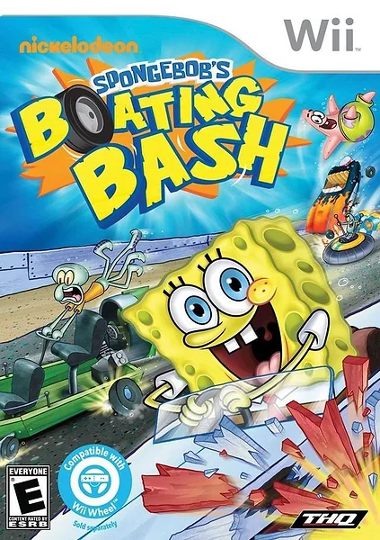 SpongeBob's Boating Bash Box Art