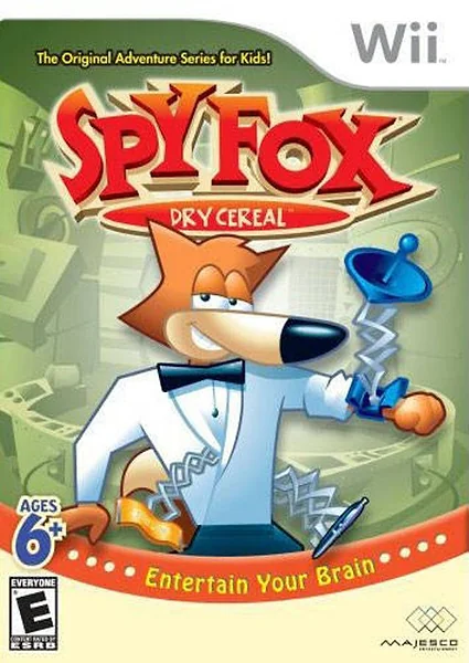 Spy Fox in "Dry Cereal" Box Art