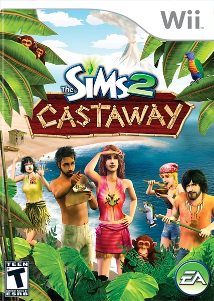 Sims 2: Castaway box art