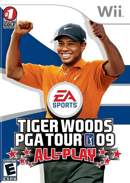 Tiger Woods PGA Tour 09 All-Play box art