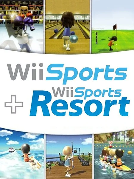 Wii Sports & Wii Sports Resort: 2 in 1 Box Art