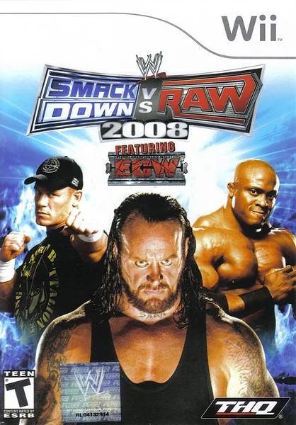 WWE SmackDown vs. Raw 2008 Box Art