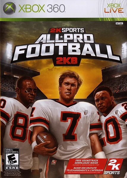 All-Pro Football 2K8 Box Art