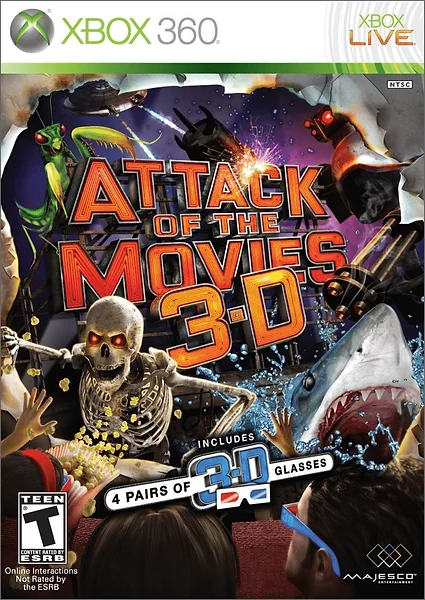 Attack of the Movies 3D Box Art