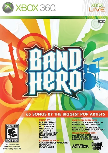 Band Hero Box Art