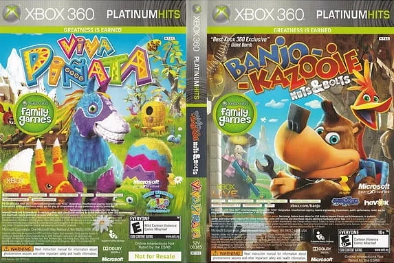 Banjo-Kazooie: Nuts & Bolts & Viva Piñata Box Art