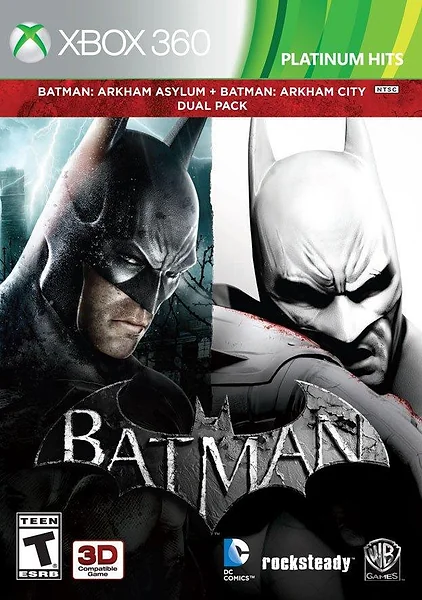 Batman: Arkham Asylum + Batman: Arkham City Box Art