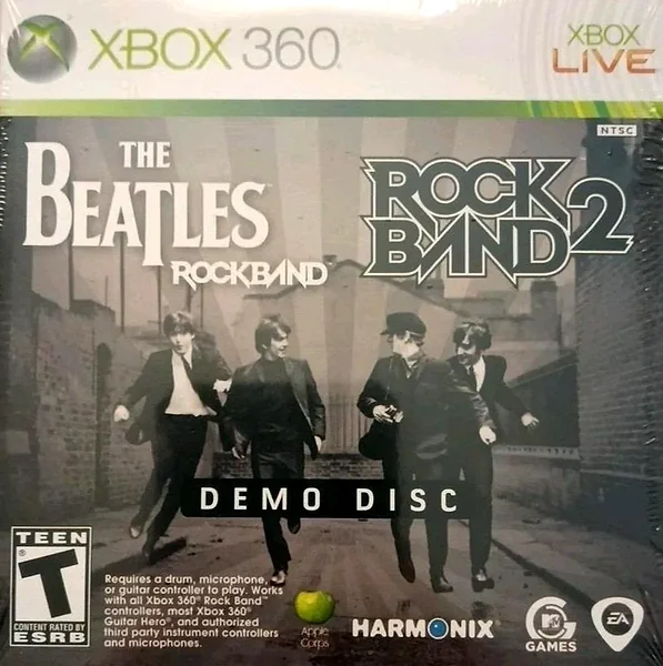 Beatles: Rock Band & Rock Band 2 box art