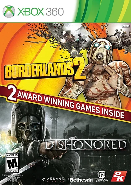 Borderlands 2 & Dishonored Bundle box art