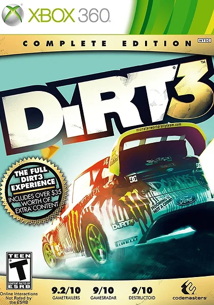 DiRT 3 box art