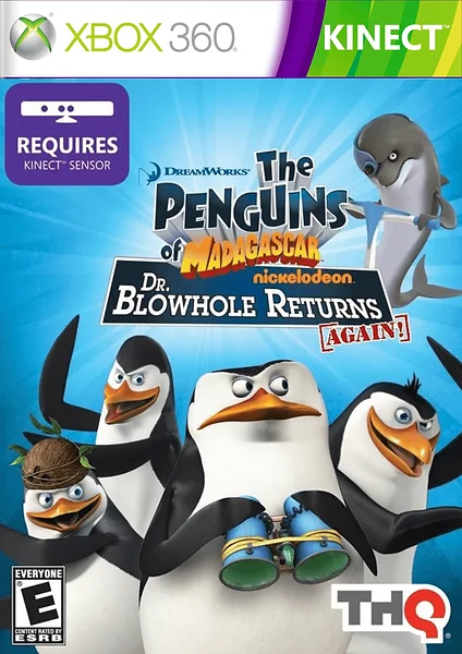 Penguins of Madagascar: Dr. Blowhole Returns - Again! Box Art