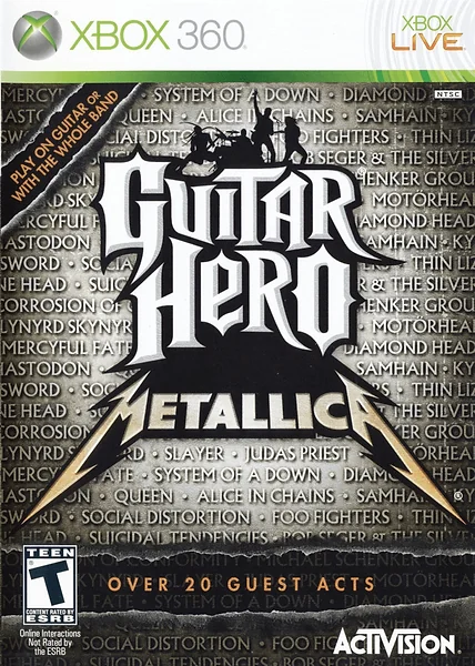 Guitar Hero: Metallica box art