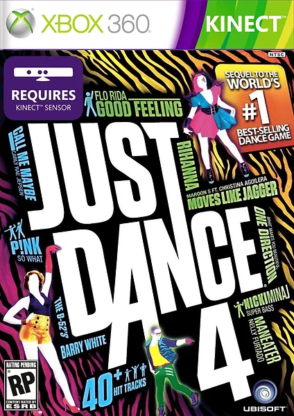 Just Dance 4 Box Art