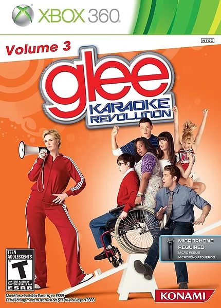 Karaoke Revolution: Glee - Volume 3 box art