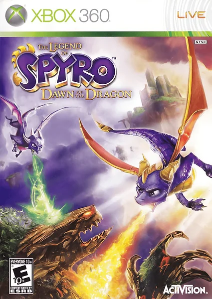 Legend of Spyro: Dawn of the Dragon Box Art