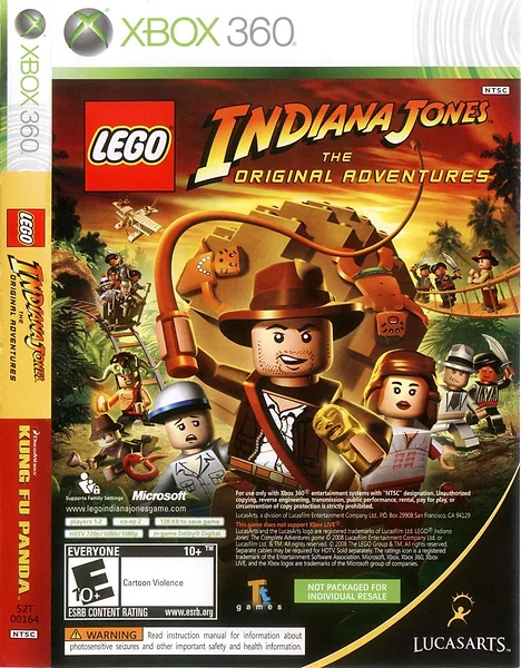 LEGO Indiana Jones & Kung Fu Panda Combo box art
