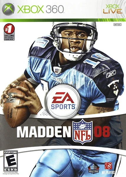 Madden NFL 08 box art