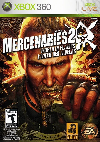 Mercenaries 2: World in Flames Box Art