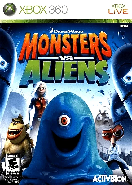 Monsters vs. Aliens Box Art