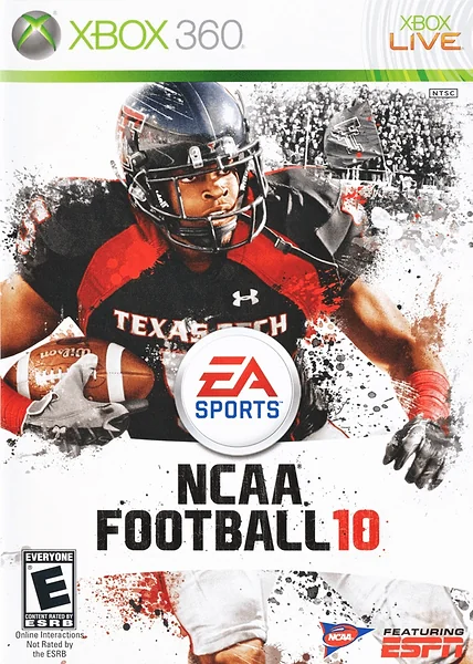 NCAA Football 10 box art